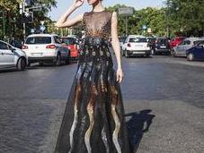 AltaRoma Luglio 2017. Renato Balestra, Principesse Blue.