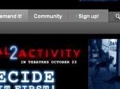 Viral point: richiedi Paranormal Activity nella città