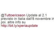 Sony Ericsson Italia ufficializza data Android