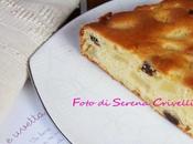 Torta ricotta, mele uvetta