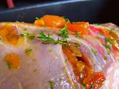 Recipe Roast lamb with apricot thyme panni rilavati