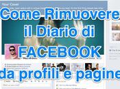 Rimuovere diario Facebook Profili Pagine