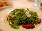 Tagliata manzo rucola scaglie grana
