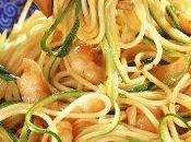 Spaghetti gamberi zucchine