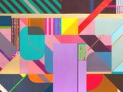 Patterns geometrici nelle opere "mixed media" clark goolsby