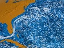 flusso degli oceani come dipinto Gogh