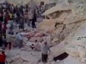 Siria, edificio colpito razzo, morti bambini)