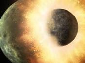 proto-Terra quantità significativa materiale lunare