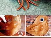 Sunday craft project: leather bird