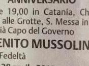 Catania: messa dedicata Benito Mussolini
