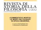 Rivista storia della filosofia 1/2012 Commentatio mortis