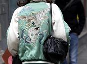 Street...Oriental Satin Embroidered Bomber, Milan Paris