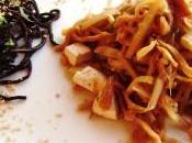 Tofu verdure hiziki alla menta zenzero