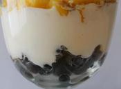 Coppa yogurt, ananas mirtilli