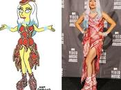 Lady Gaga's "The Simpson" Style Photos