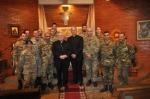 Kosovo/ KFOR, Villaggio Italia. L’Arcivescovo Perugia l’Arcivescovo Spoleto Norcia visitano militari italiani