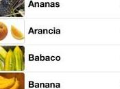 applicazione scoprire frutta