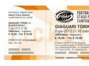 Vinci biglietto sfida Giaguari Torino Blacks Rivoli