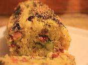 Plum cake asparagi, olive pancetta