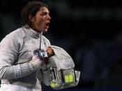 Scherma, strappo muscolare Montano Olimpiadi appese filo