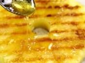 Ananas alla piastra miele cannella