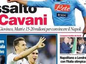 FOTO Ecco prime pagine Ttsport,Corrdl.Sport Gazzetta,ecco l’offerta Cavani dalla Juve