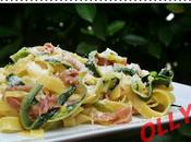 Tagliatelle speck zucchine