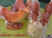 Gelato melone prosciutto crudo