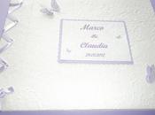 Wedding guestbook farfalle lilla