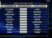 Campionato calcio, Calendario 2012-2013