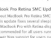 Apple propone PowerNap MacBook Retina aggiornamento firmware