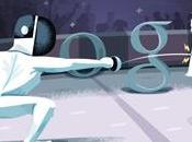 quarto doodle Google Londra 2012 Scherma
