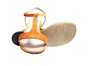 Testati Stiletico: sandali orange VeganShoes