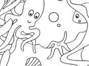 bella pagina colorare: under sea!