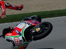 MotoGP 2012 Indianapolis Pedrosa cade!