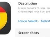 Primo aggiornamento Chrome iPhone iPad