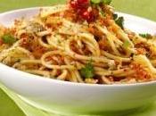 Spaghetti piccanti olive fritte