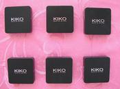 Kiko Water Eyeshadows: swatches n°202, 209, 212, 215, 221, review