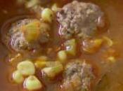 Sopa albòndigas