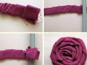 Rose pezzi stoffa