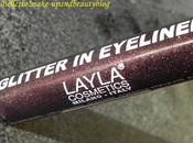 Layla Glitter Eyeliner Borgogna