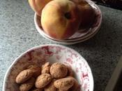 Chocolate amaretti peaches