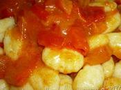 Gnocchi patate senza glutine sugo peperoni cipolla