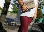 Look day: Burgundy silk