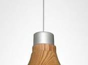 Wooden light bulb