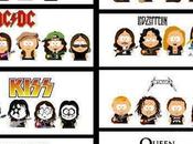 Alcuni gruppi musicali versione South Park