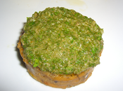 Hamburger farro salsa verde