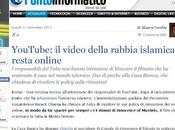 rivolte mondo arabo film blasfemo el'incredibile vicenda video youtube nessuno riesce rimuovere