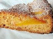 Torta morbida pesche amaretti
