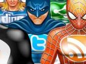 icone Social Media forma SuperEroi